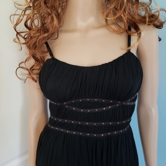 Miss  Me Black Studded Camisole Tank Top Small - Picture 4 of 8